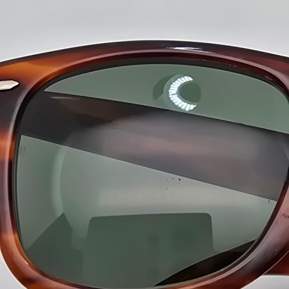 Ray-Ban B&L L2053 Wayfarer Tortoise Frame G-15 Green Glass Lens Sunglasses 50-24 - Picture 16 of 16